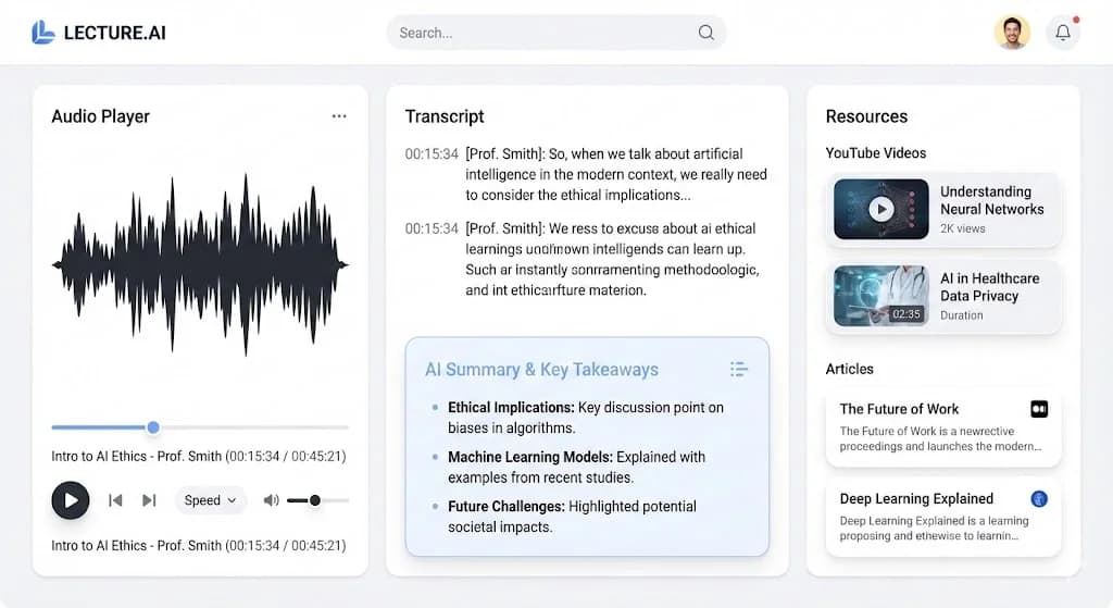 Lecture Insight
AI Learning Agent
